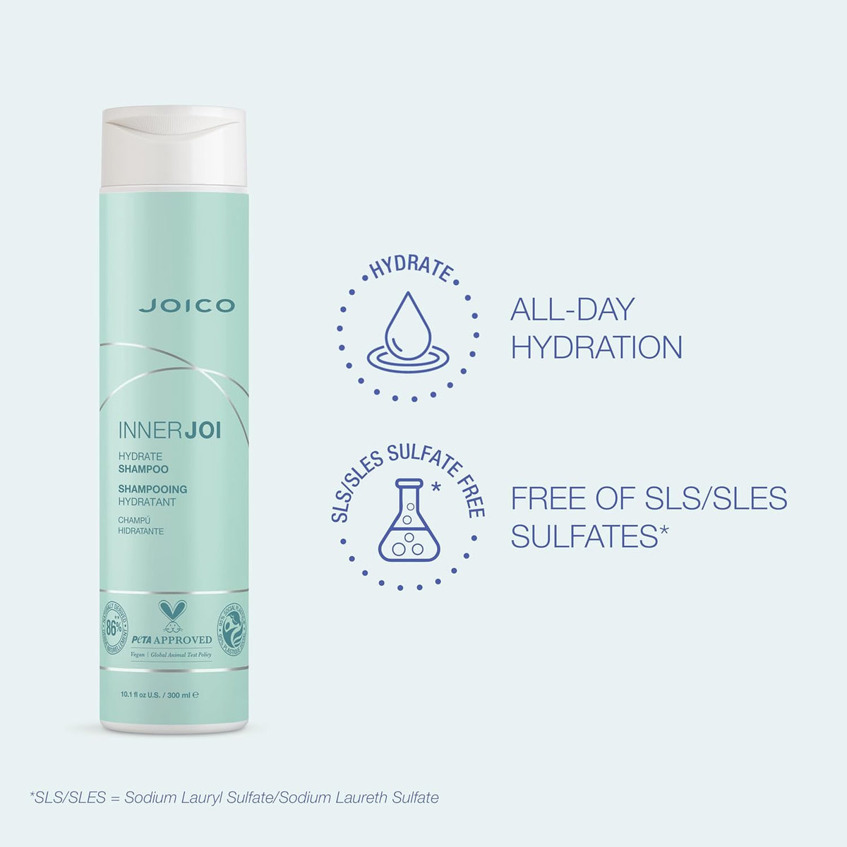 Joico Innerjoi Hydrate Shampoo – Sampon Hidratant 300ml - Beauty Lounge