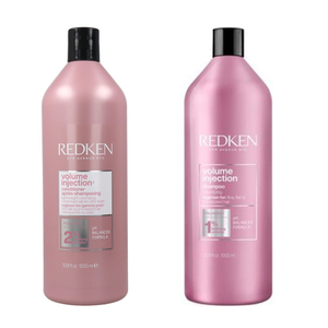 Set Redken Volume Injection Sampon 1000ml si Balsam 1000ml