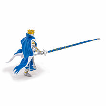 Încarcă imaginea în Galerie, Papo Personaje Fantastice Figurina Rege cu Blazon Dragon Albastru

