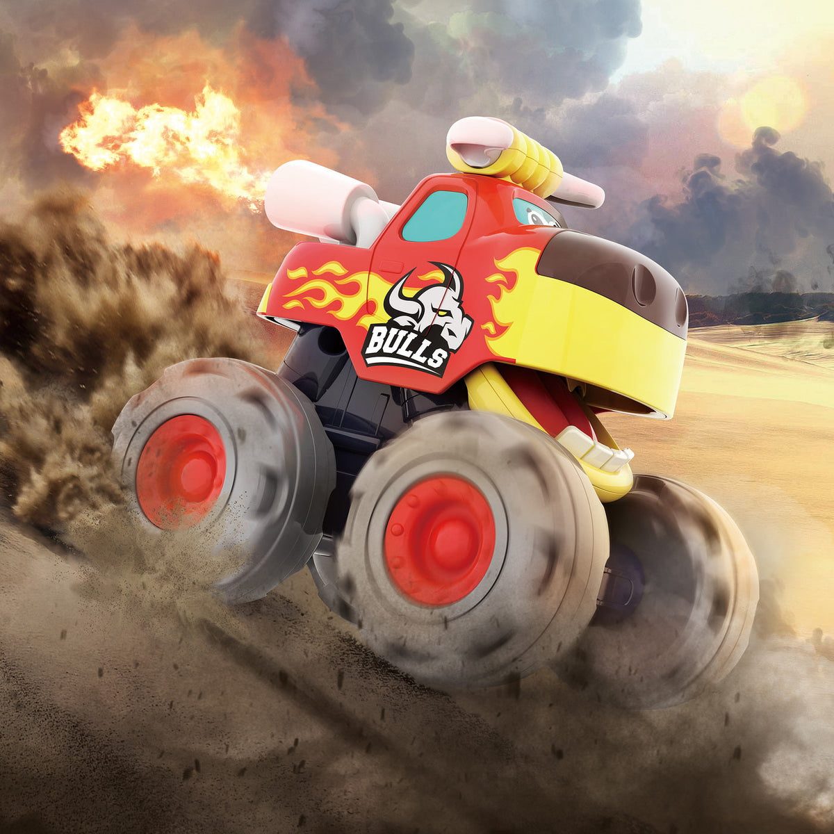 Hola Masinuta Bebe Monster Truck Taurasul Cel Furios