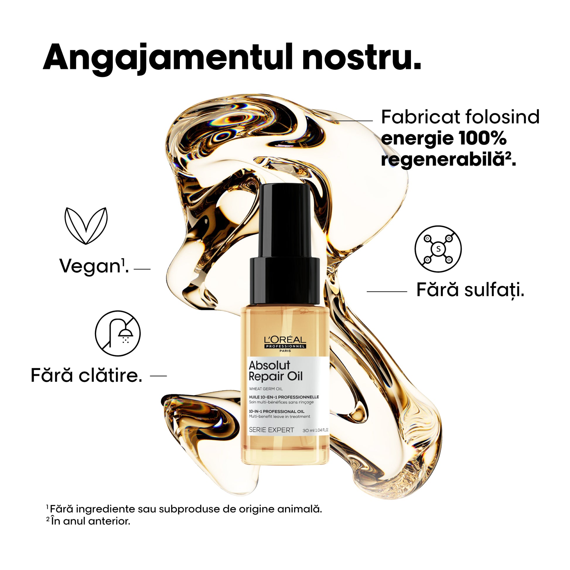 L'Oreal Professionnel SE Absolut Repair Ulei 10IN1 30ml - Beauty Lounge
