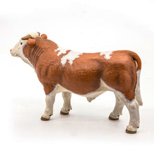 Încarcă imaginea în Galerie, Papo Prietenii de la Ferma Figurina Taur Simmental
