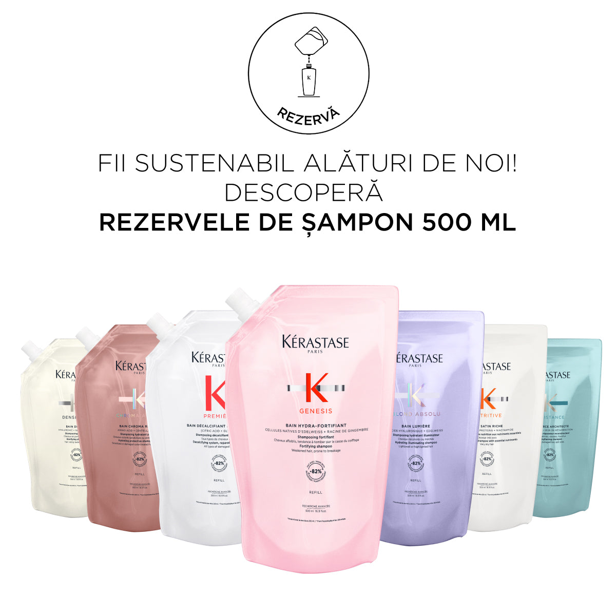Kerastase Nutritive Bain Satin Riche 500ml - Rezerva Sampon Hranitor