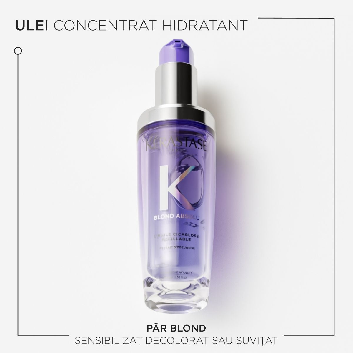 Kerastase Blond Absolu L'Huile Cicagloss - Ulei Pentru Par Blond Reincarcabil 75ml - Beauty Lounge