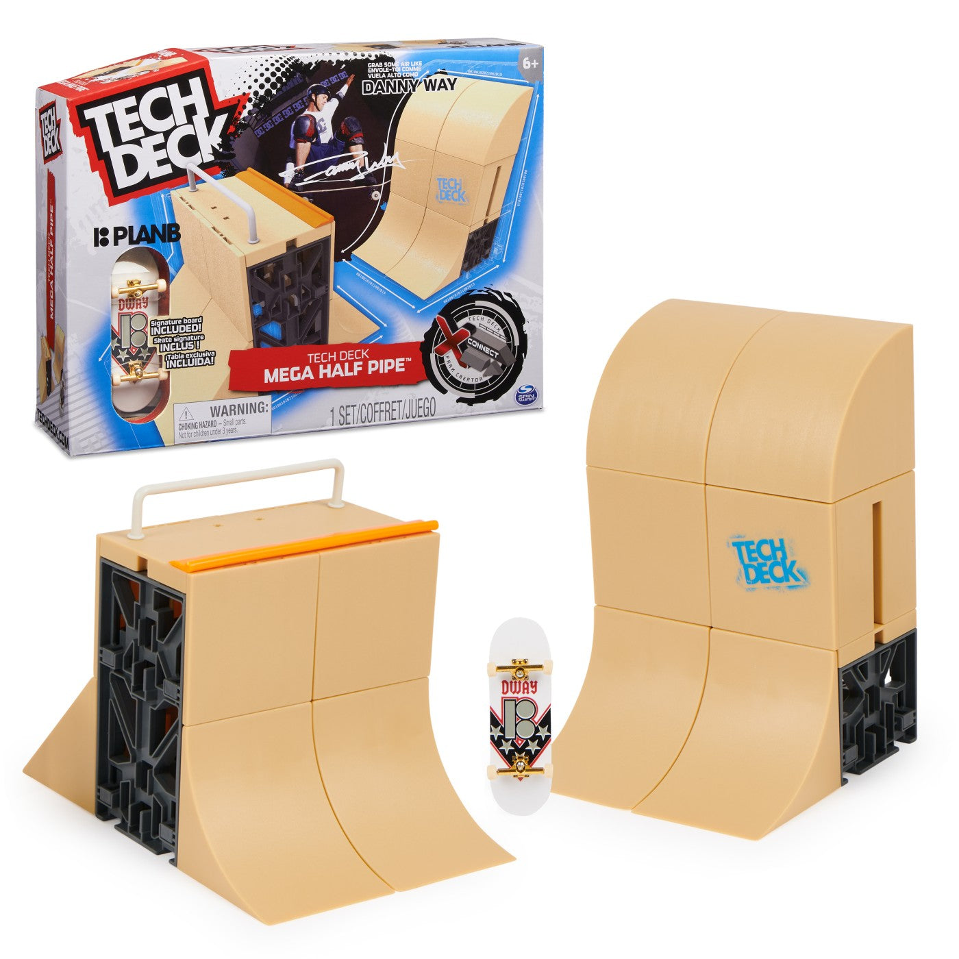 Tech Deck Rampa Mega Half Pipe