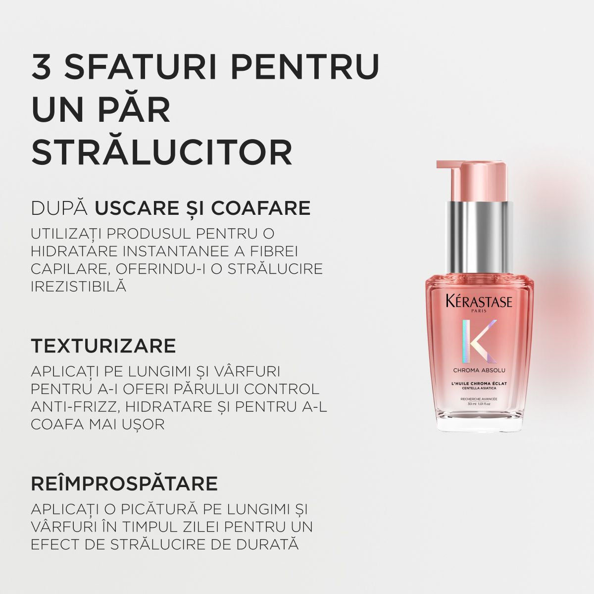 Kerastase L'Huile Chroma Eclat 30ml - Ulei Pentru Stralucire