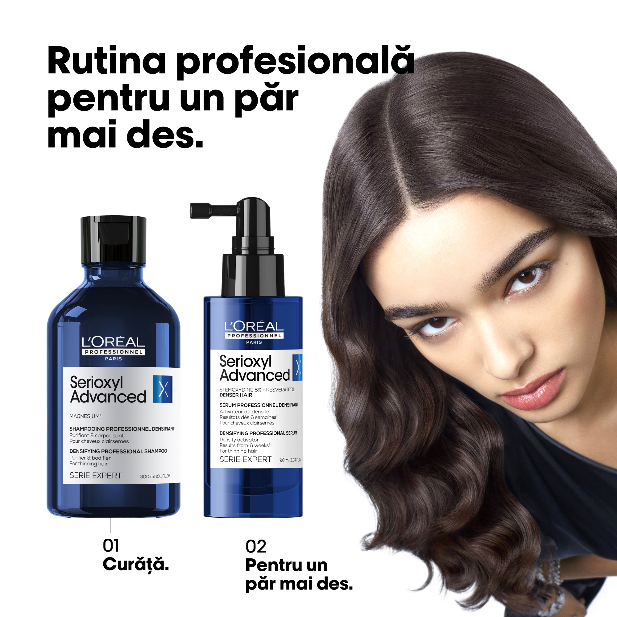 L'Oreal Professionnel SE Serioxyl Advanced - Spray Impotriva Caderii Parului 90ml - Beauty Lounge