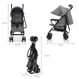 Kinderkraft Carucior Sport Tik Tip Umbrela Stone Grey