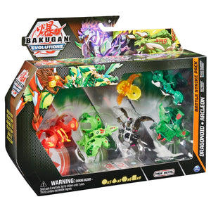 Bakugan S4 Pachet Starter 4 Piese Dragonoid Arcleon Sectanoid si Nillious