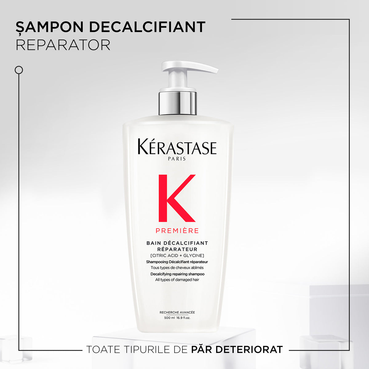 Kerastase Premiere Bain Decalcifiant Reparateur - Sampon Reparator Par Deteriorat Reincarcabil 500ml - Beauty Lounge
