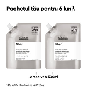 L'Oreal Professionnel SE Silver - Rezerva Sampon Pentru Par Carunt sau Alb 500ml