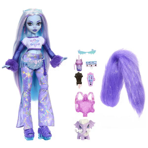 Monster High Papusa Abbey Bominable si Animalut Tundra