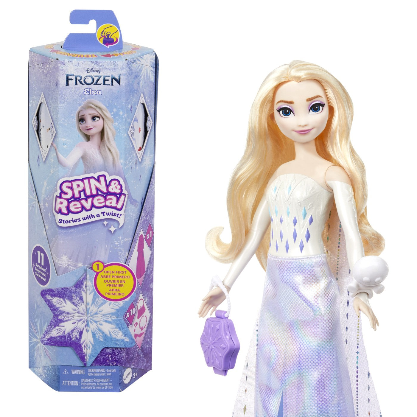 Disney Frozen Spin And Reveal Papusa Elsa 33cm
