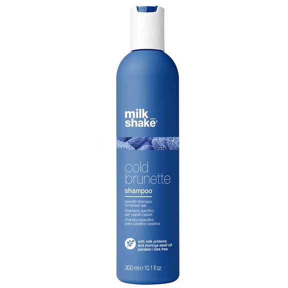 MilkShake Cold Brunette Shampoo 300ml - Sampon pentru Neutralizarea Tonurilor de Rosu sau Portocaliu