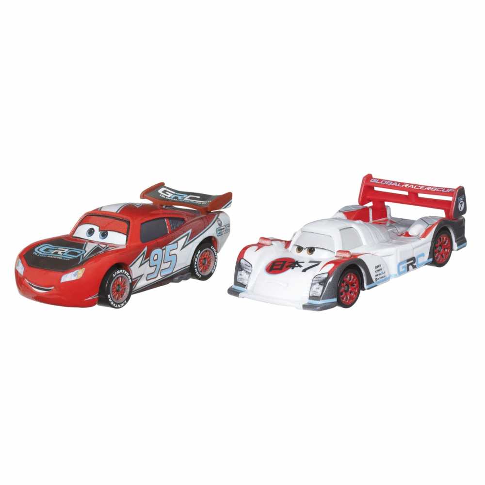 Cars 3 Set 2 Masinute Metalice Fulger Mcqueen si Shu Todoroki