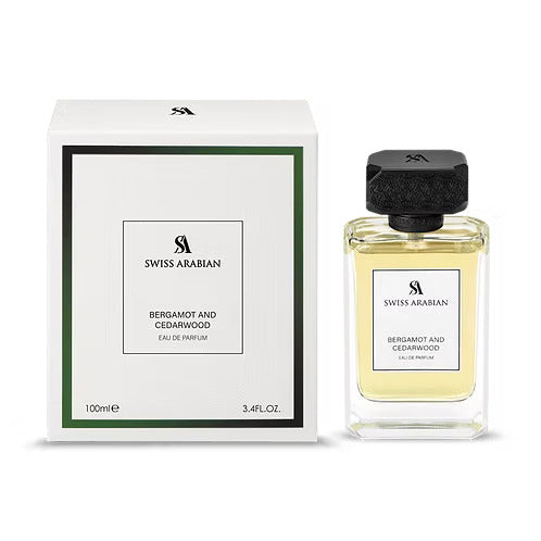 Swiss Arabian Bergamot and Cedarwood 100ml - Apa de Parfum Pentru Barbati Citric-Lemnos