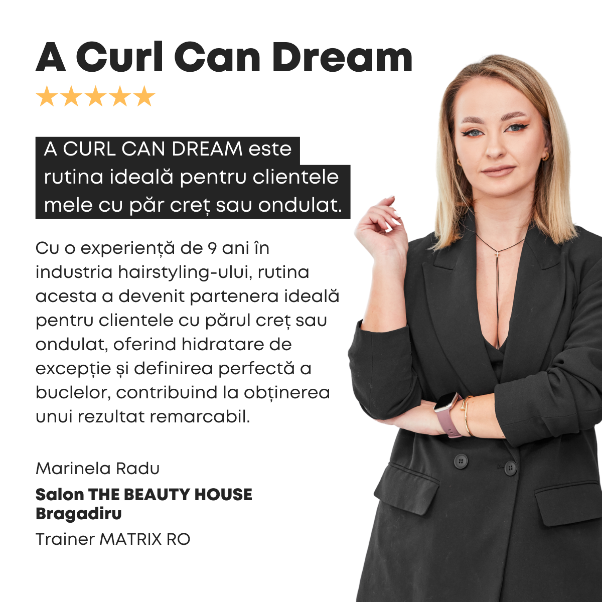 Matrix A Curl Can Dream 300ml - Sampon pentru Par Cret - Beauty Lounge