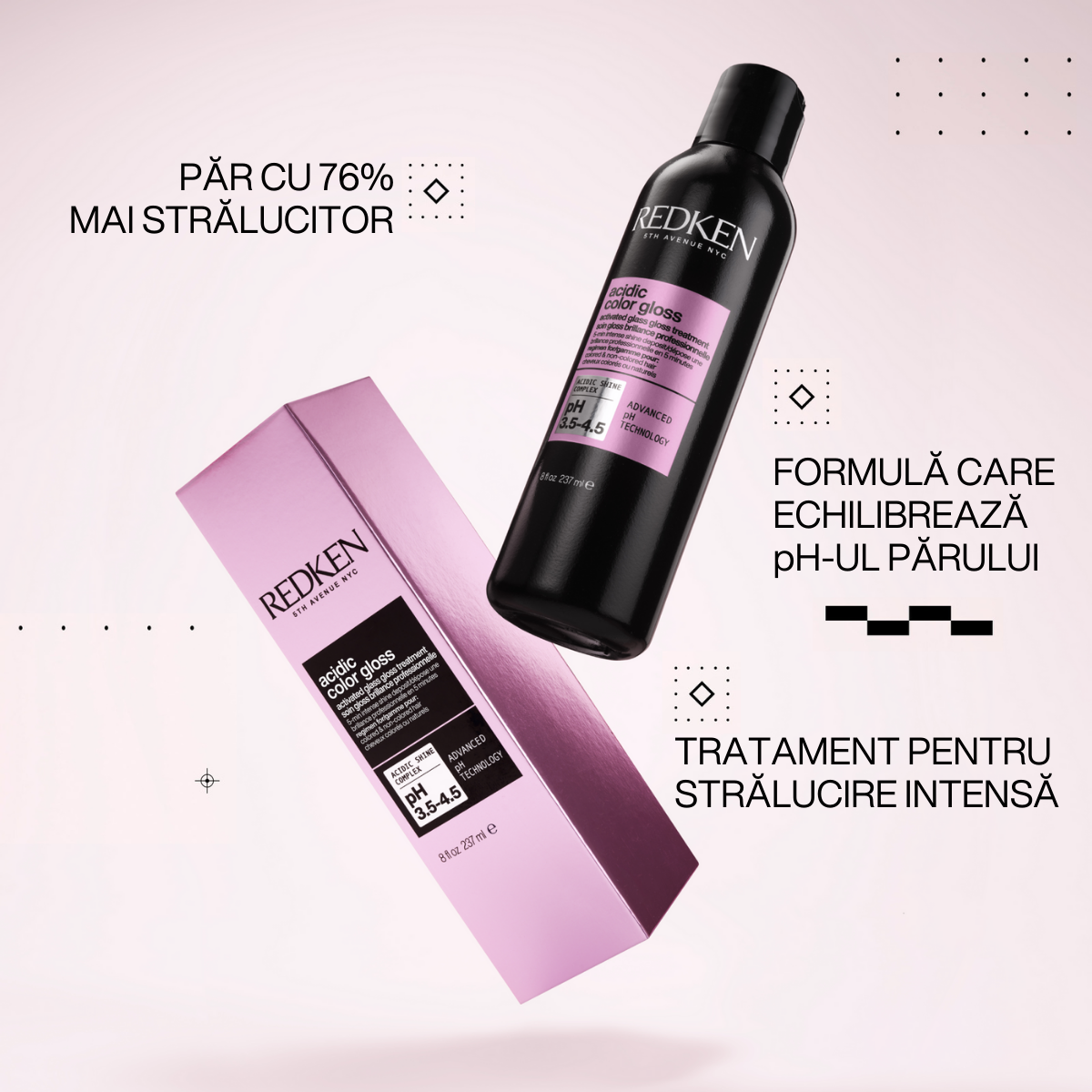 Redken Acidic Color Gloss 237ml - Tratament Pentru Stralucire cu Ulei de Caise