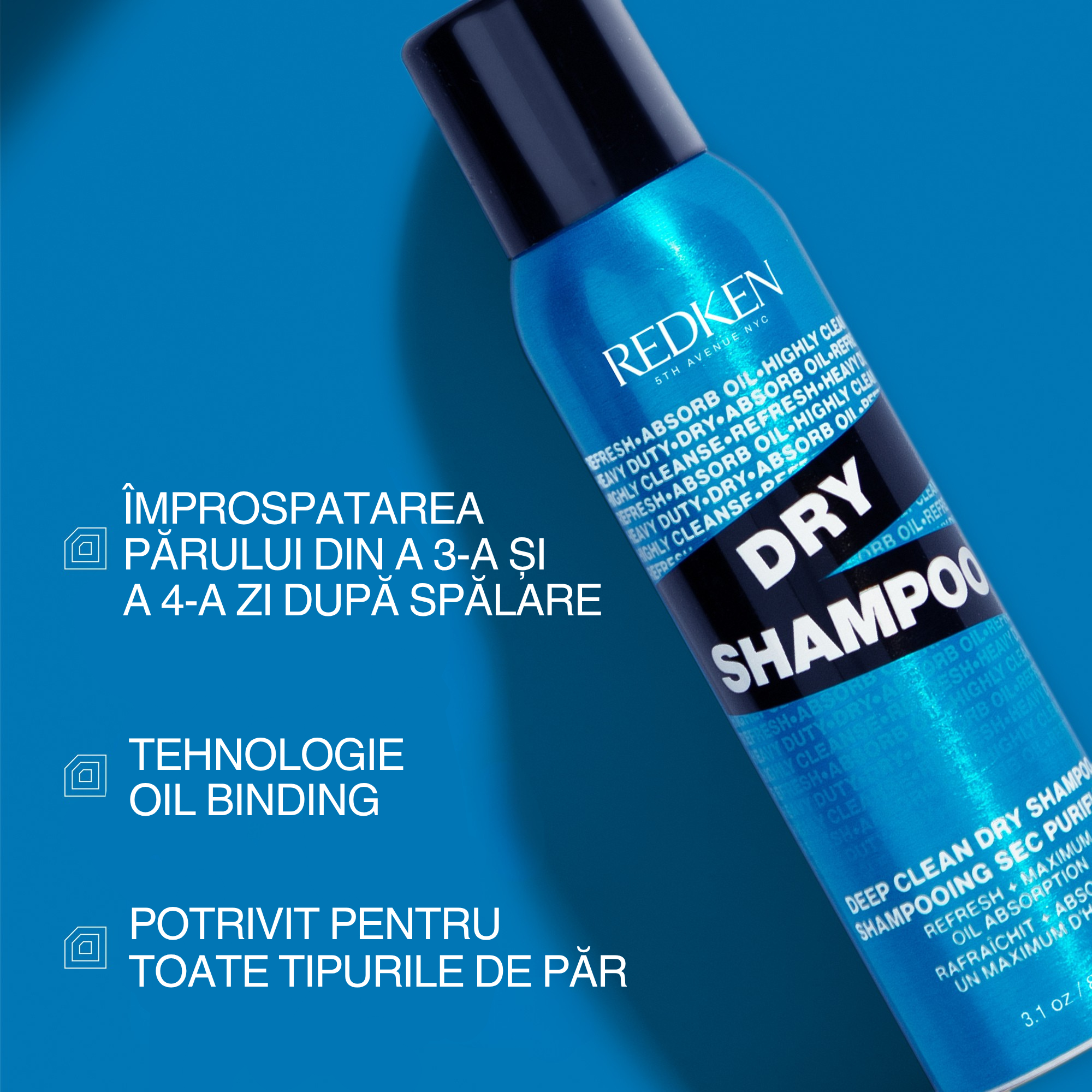 Redken Deep Clean Dry Shampoo 155ml - Sampon Uscat