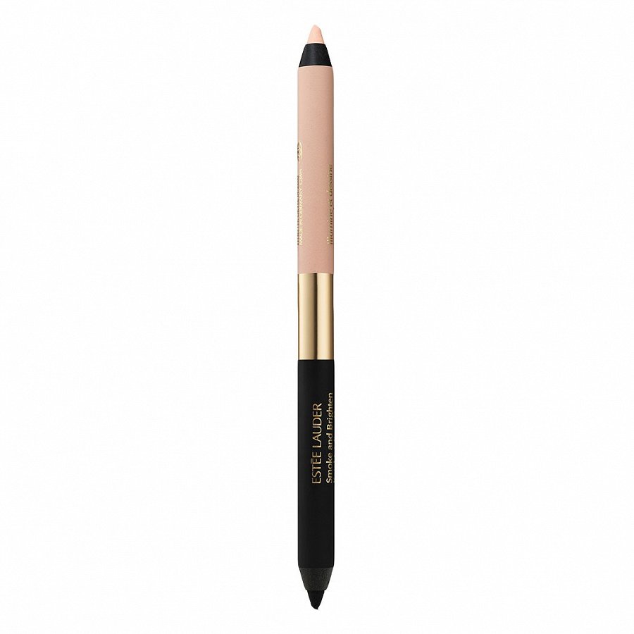 Estee Lauder Smoke And Brighten Kajal Eyeliner Duo Noir Cream - Creion de Ochi