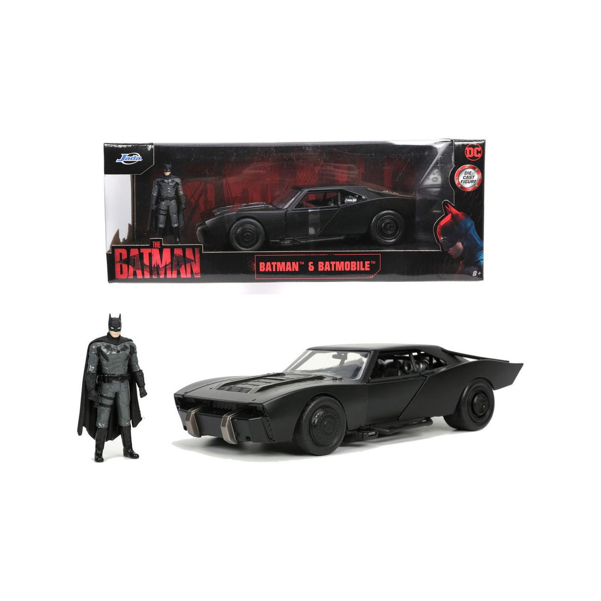 Jada Toys Batman Masinuta din Metal Batmobile