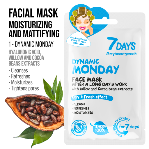 7DAYS Set Cadou Beauty Week 7 Masti Faciale Sheet