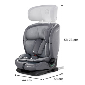 Kinderkraft Scaun Auto I-Size 76-150cm Kinderkraft Oneto 3 Isofix Cool Grey