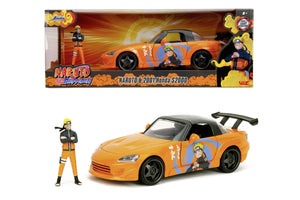 Jada Toys Naruto Shippuden Set Figurina Naruto si Masinuta Honda 2001 S2000