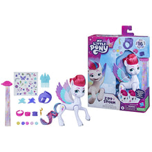 Încarcă imaginea în Galerie, My Little Pony Set Figurina Style Of The Day Zipp Storm 14cm
