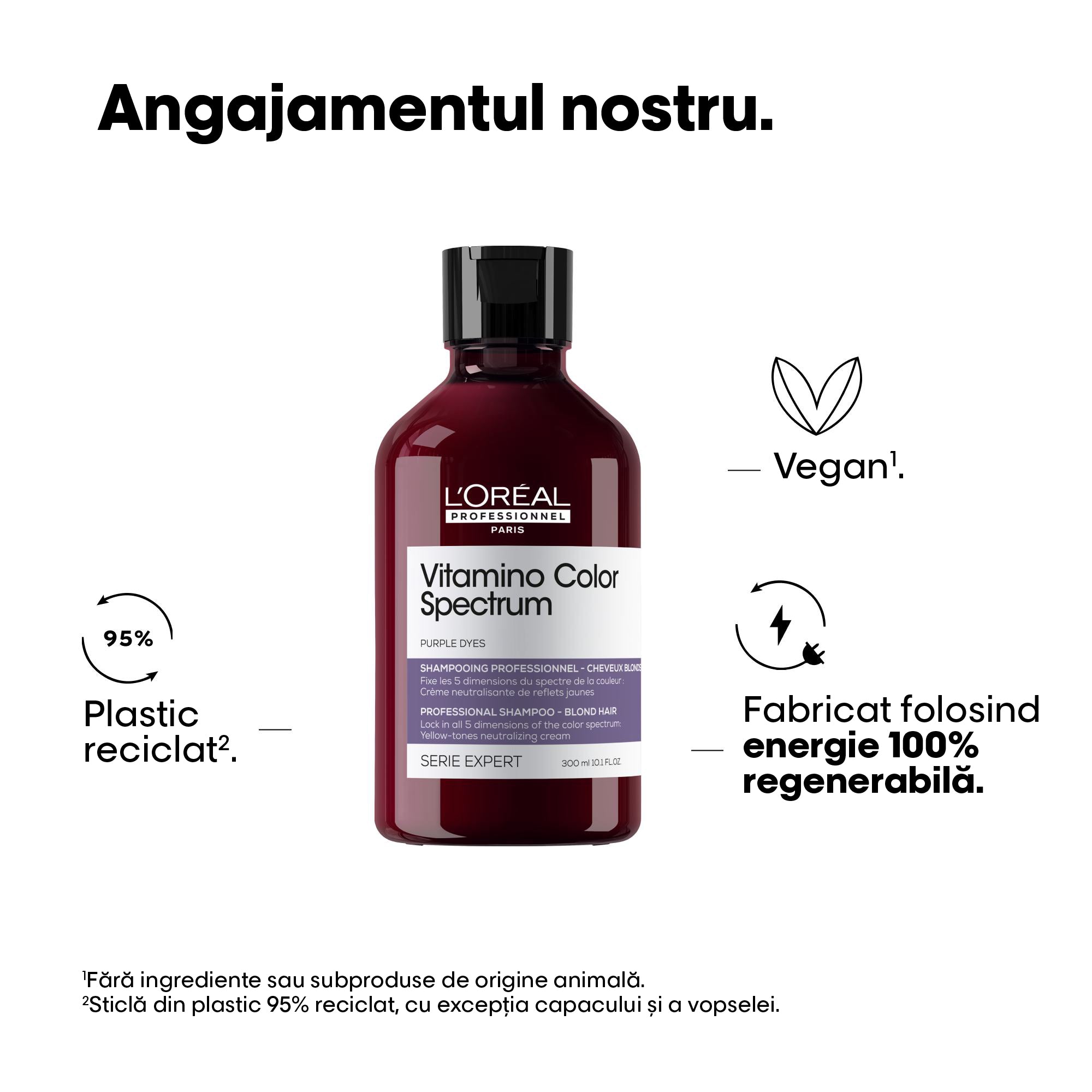 L'Oreal Professionnel SE Vitamino Color Spectrum Purple - Sampon Pentru Par Vopsit 300ml - Beauty Lounge