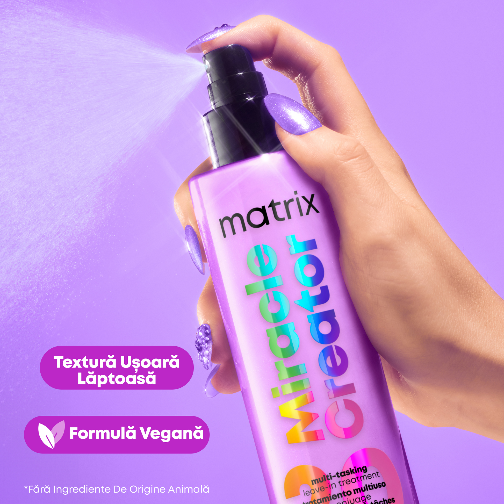 Matrix Total Results Miracle Creator - Spray de Par Fara Clatire cu 20 de Beneficii 190ml - Beauty Lounge