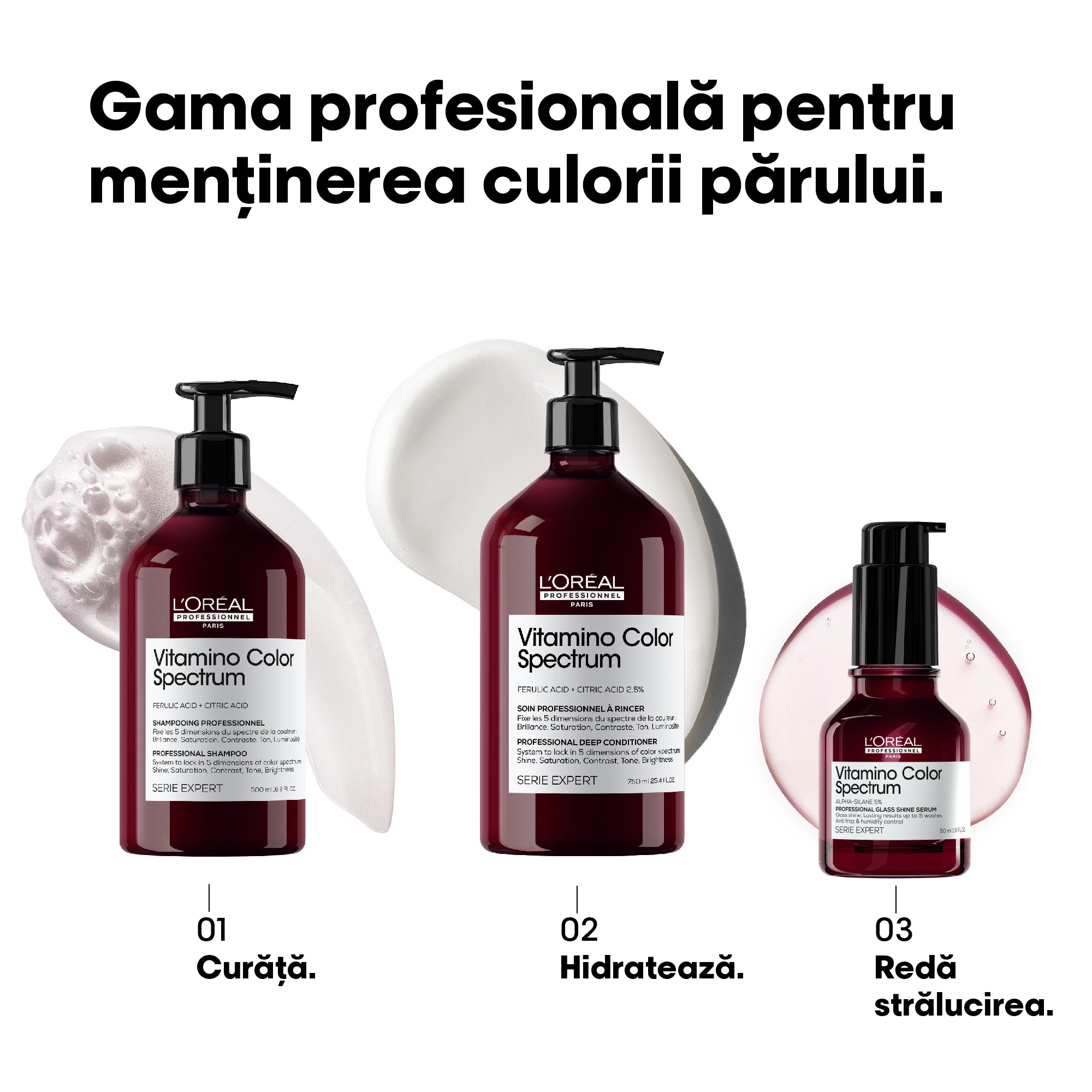 L'Oreal Professionnel SE Vitamino Color Spectrum - Sampon Pentru Par Vopsit 1500ml - Beauty Lounge