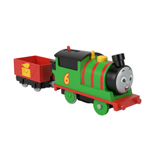 Fisher Price Thomas Locomotiva Motorizata Percy cu Vagon