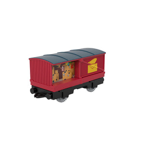 Fisher Price Thomas Locomotiva Motorizata Percy cu 2 Vagoane