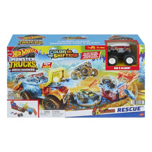 Încarcă imaginea în Galerie, Hot Wheels Monster Truck Arena Smashers Color Shifters Salvarea Lui 5Alarm
