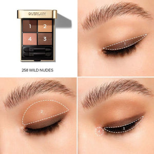 Guerlain Ombres G 258 Eyeshadow 4 Colours - Fard de Ochi