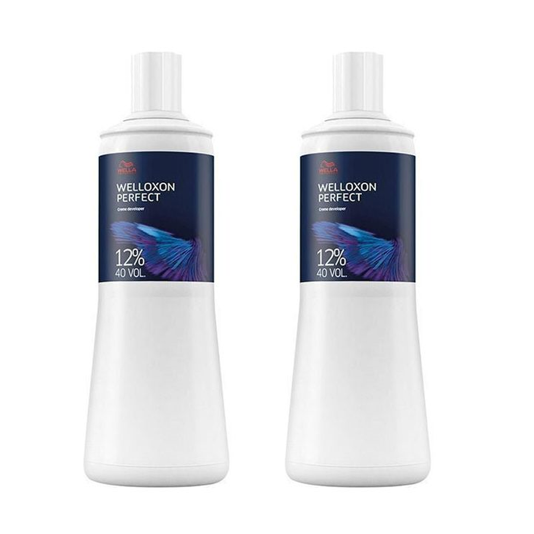 Set Wella Professionals 2 x Welloxon Perfect - Oxidant 12% 1000ml