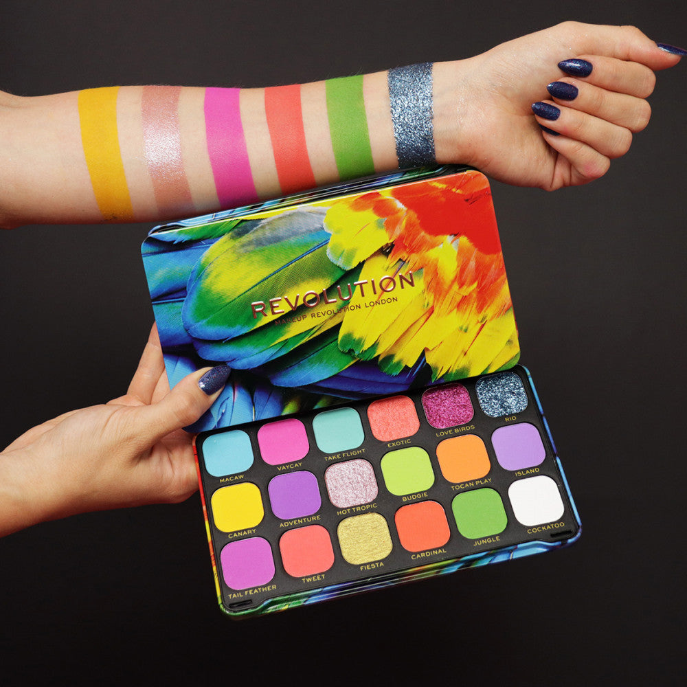 Makeup Revolution Forever Flawless Bird of Paradise - Paleta Fard de Ochi