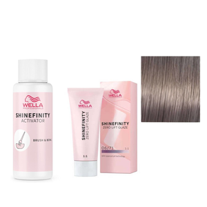 Set Wella Professionals Shinefinity - Activator 2% 60ml si Vopsea 06/71 60ml