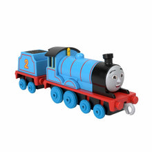 Încarcă imaginea în Galerie, Fisher Price Thomas Locomotiva cu Vagon Push Along Edward
