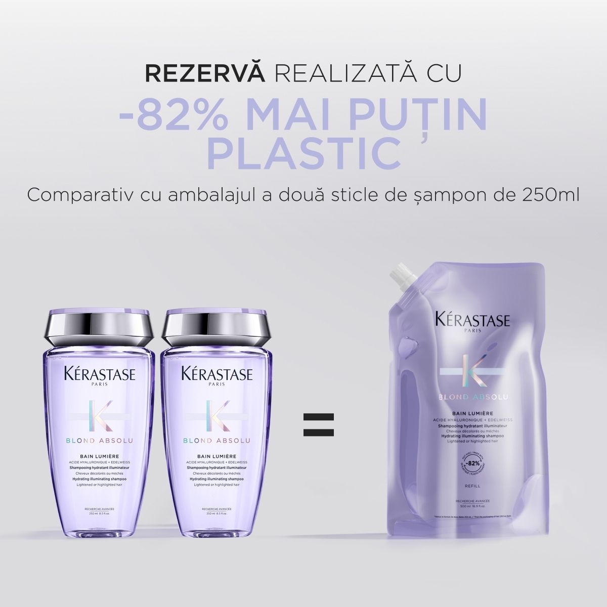 Kerastase Blond Absolu Bain Lumiere - Rezerva Sampon Hidratant Iluminator 500ml - Beauty Lounge