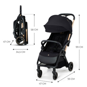 Kinderkraft Carucior Sport Apino 0-22 Kg Raven Black