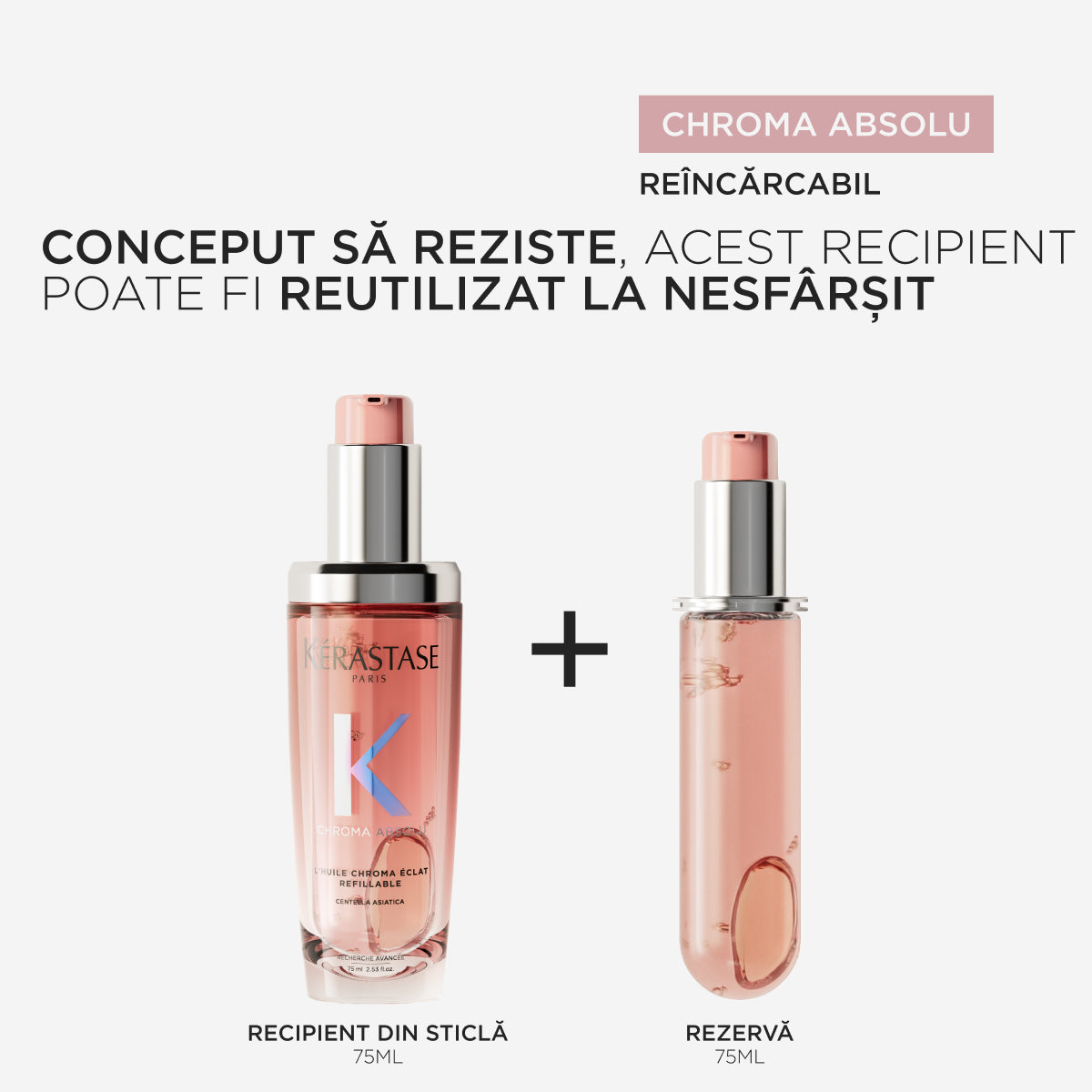 Kerastase L'Huile Chroma Eclat - Ulei Pentru Stralucire Reincarcabil 75ml - Beauty Lounge