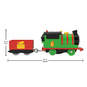 Fisher Price Thomas Locomotiva Motorizata Percy cu Vagon