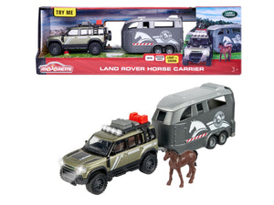 Majorette land Rover cu Remorca Pentru Cai