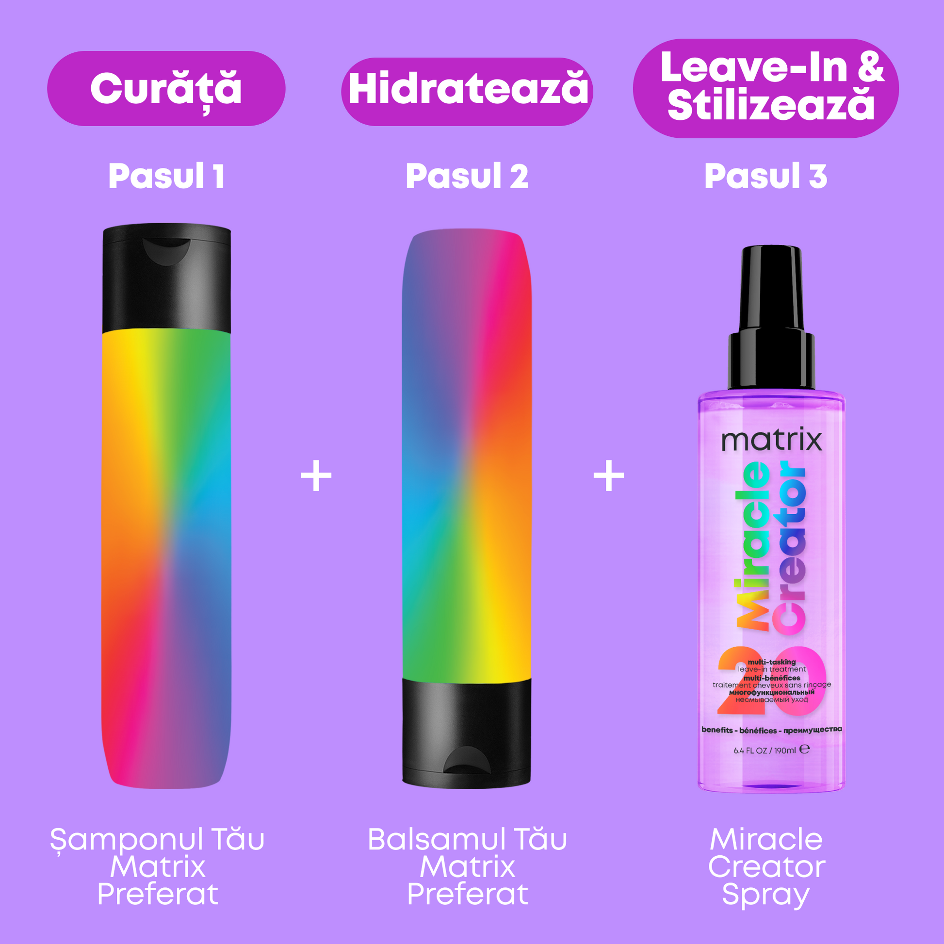 Matrix Total Results Miracle Creator - Spray de Par Fara Clatire cu 20 de Beneficii 190ml - Beauty Lounge