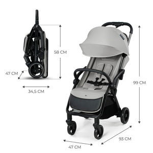 Kinderkraft Carucior Sport Apino 0-22 Kg Dove Grey