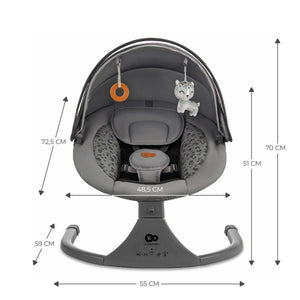 Kinderkraft Leagan Electric Lumi 2 Dark Grey