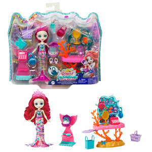 Enchantimals Papusi Set Papusa cu Mobilier Ocean Kingdom