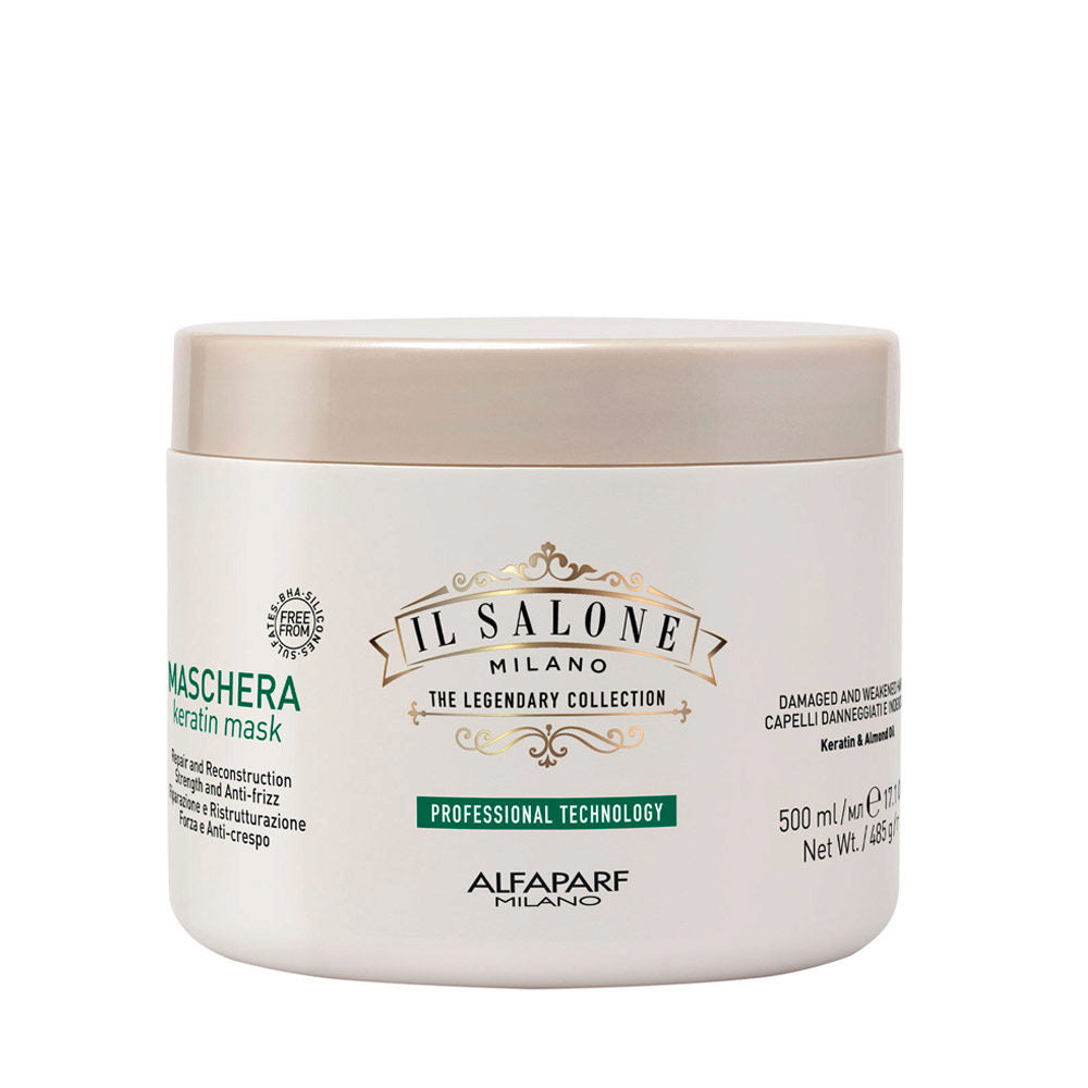 Alfaparf Milano Il Salone Milano Keratin Mask - Masca cu Keratina pentru Par Deteriorat 500ml